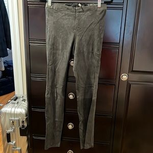 Alice + Olivia Dark Gray Skinny Pants